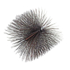 Wholesale custom double helix with loop nylon brush head for boiler pipe cleaning