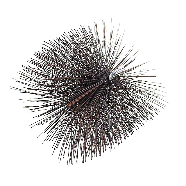 Wholesale custom double helix with loop nylon brush head for boiler pipe cleaning