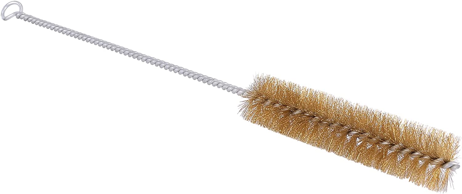 Brass Tube Cleaning Brush Wire Brush Set Cleaning Polishing Tool Brass Wire Brush Set For Pipe Tube Cylinder Bores Cleaning Hand Tool