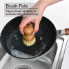 Manufacturers Sell Home Kitchen Dishwashing Pot Sisal Beech Brushes