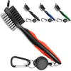 Factory Wholesale Club Cleaner Retractable Zipper Aluminum Golf Club Brush
