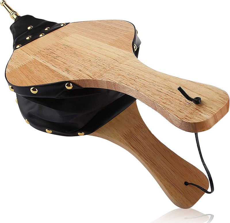 19"x 8" Wood Fire Blower Fireplace Tools Accessories with Hanging Strap, Manual Air Blower for Outdoor Camping Barbeque Chimney