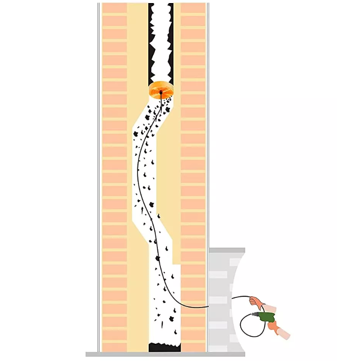economic chimney tube cleaning brush