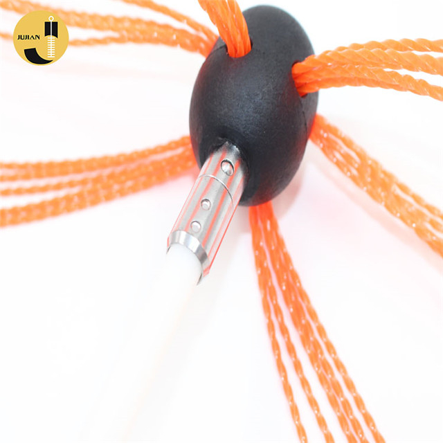 20-3ft Electric Rotary Drill Drive Sweeping Cleaning Brush Kit with Nylon Flexible Rod