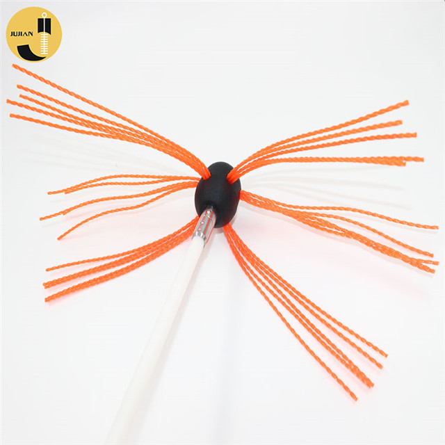 20-3ft Electric Rotary Drill Drive Sweeping Cleaning Brush Kit with Nylon Flexible Rod