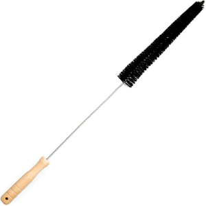Factory Wholesale Wooden Handle Black Nylon Chimney Cleaning Brush, Can Be Extended