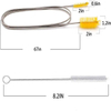 Strength Supply Chimney Nylon Pipe Cleaning Brush, Aquarium Pipe Dirt Cleaning Brush
