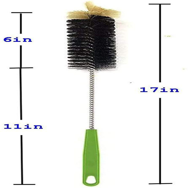 Factory Wholesale Long Handle Green Cup Brush Can Be Processed by Direct Order