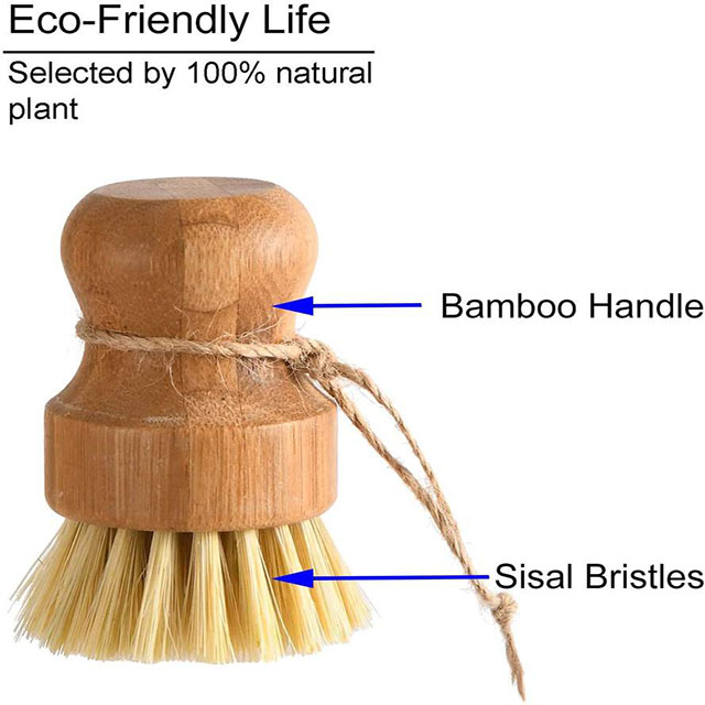 Manufacturers Sell Home Kitchen Dishwashing Pot Sisal Beech Brushes