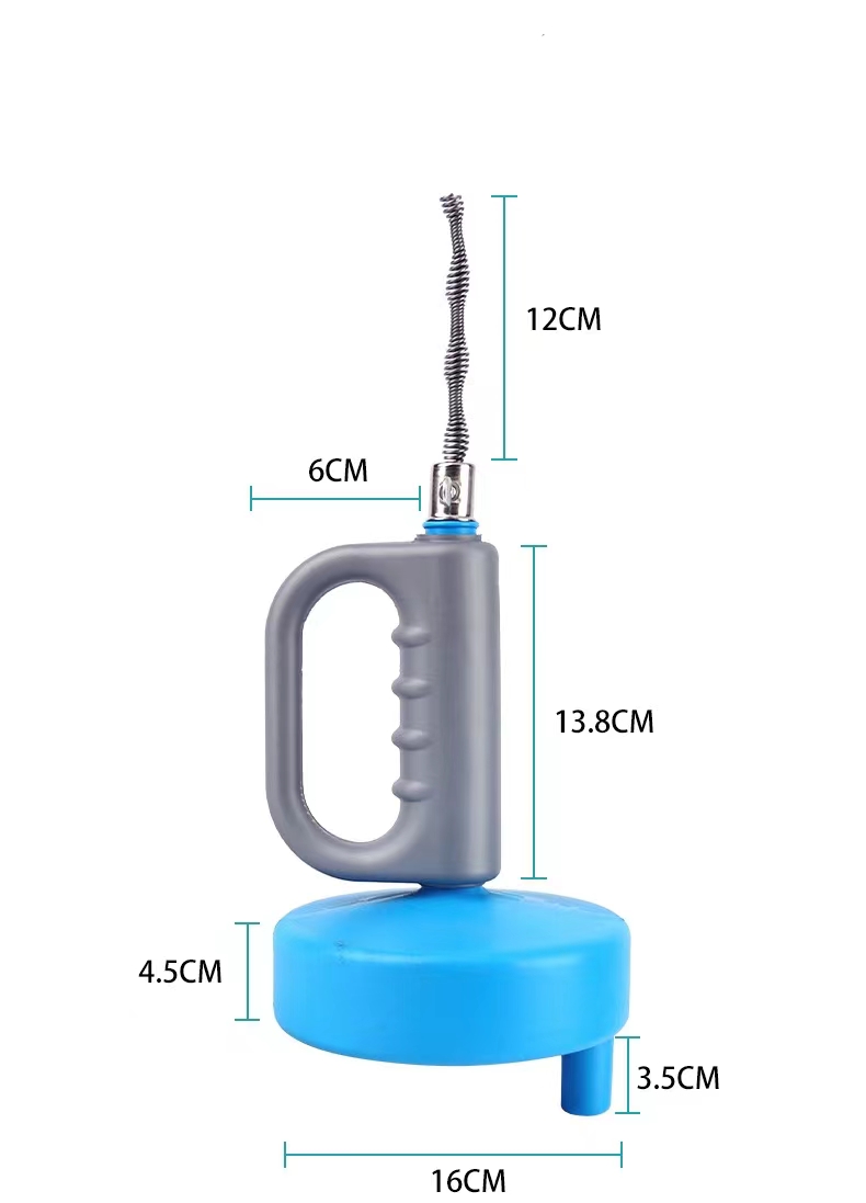 New Pipe Hand-Operated Drain Auger Multiple Specification Manual Operation Toilet Sewer Drain Snake Clog Remover