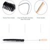 Factory Wholesale Wooden Handle Black Nylon Chimney Cleaning Brush, Can Be Extended