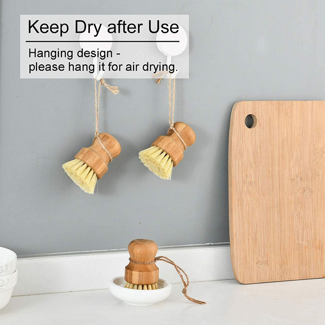 Manufacturers Sell Home Kitchen Dishwashing Pot Sisal Beech Brushes