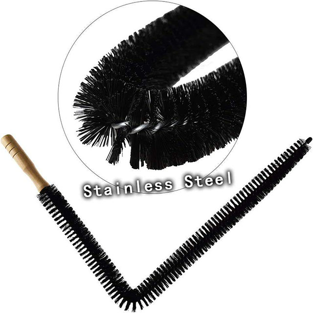 For Sale Wooden Handle Long Brush Suitable for Dryer Pipe Cleaning First-hand Source
