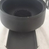 steel black wood fuel heating chimney
