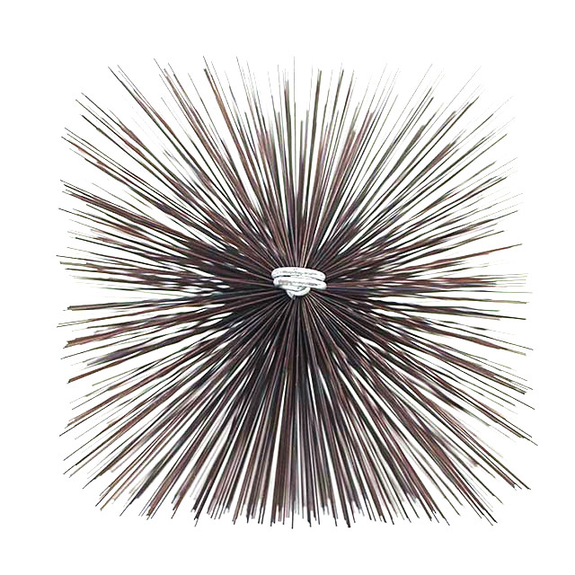 Wholesale custom double helix with loop nylon brush head for boiler pipe cleaning