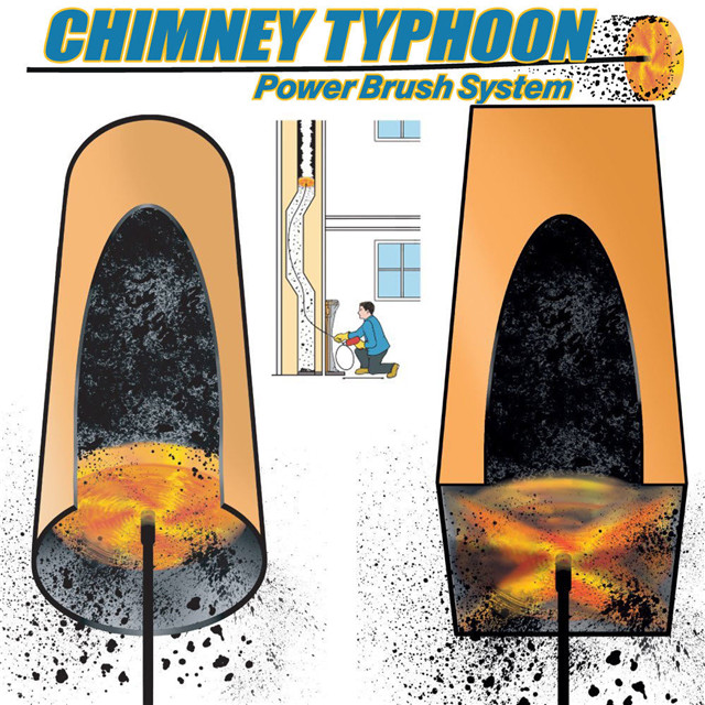 For Sale 20ft Fireplace Drill Rotary Brush Kit for Cleaning Dryer Vents