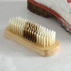Eco friendly wooden handle cleaning brushes set natural bristle wood sofa clothes cleaning brush OEM