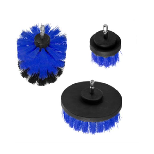 blue drill brush