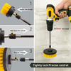 Strength Factory Custom Drill Brush Set for Bathroom Surface Cleaning Kit