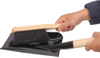 Coal Shovel and Hearth Brush Set Made of Natural Wood and Coco Bristles, Hearth Tidy Set, Fireplace Shovel and Brush, Fireplace Tool Set, Metal Brush Pan Set, Fireplace Tools Firepit Tools