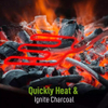 Premium Quick ignition chimney starter Electric charcoal fire starter for Outdoor Heating