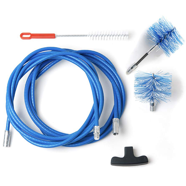 Wholesale Hot Sale 6m Pellet Boiler Pipe 80mm Nylon Chimney Sweeping Brush Kit