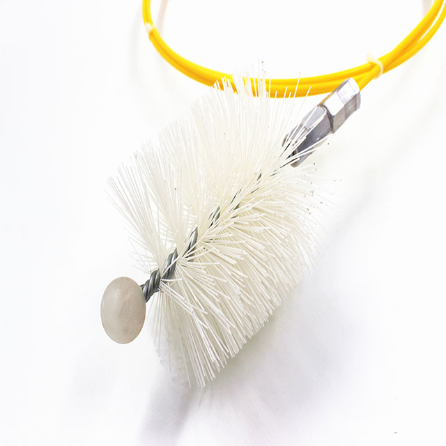 Strength Wholesale Supplier For Cleaning Boiler Flue PP With Ball Brush Head Sweeping Kit