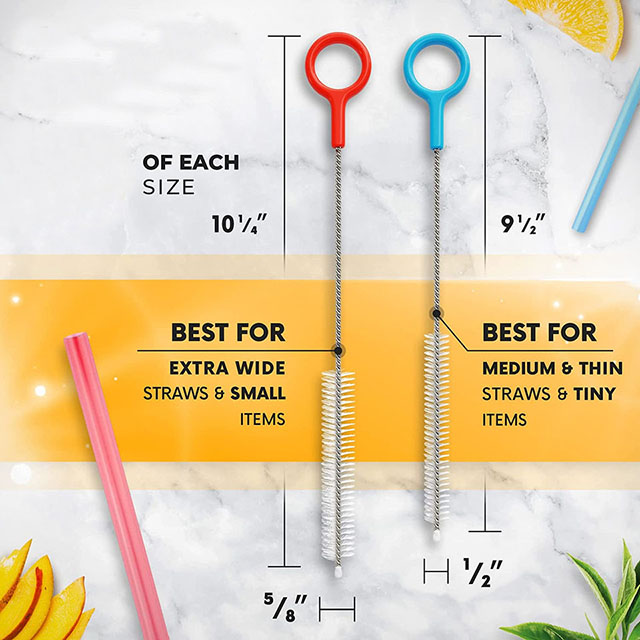 Nylon/PP Straw Cleaning Brush for Sale Source Manufacturer