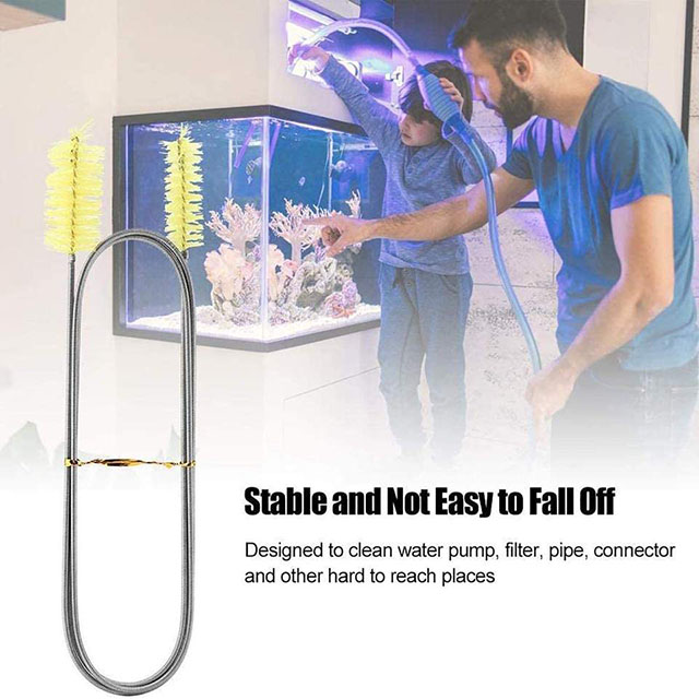 Strength Supply Chimney Nylon Pipe Cleaning Brush, Aquarium Pipe Dirt Cleaning Brush
