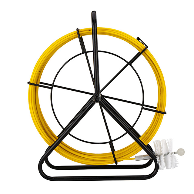 Fish Tape 6mm 1/4'' Wire Cable Running Rod Fiberglass with 425FT Fiberglass Duct Rod