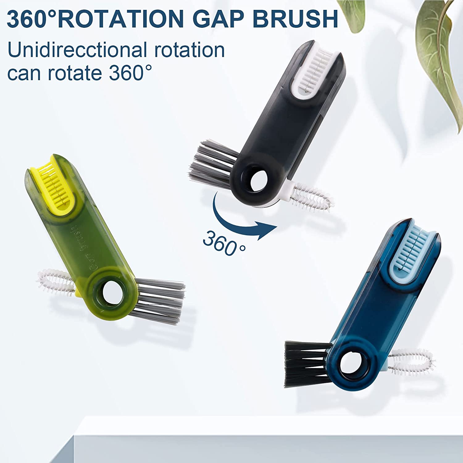 Bottle Cup Lid Detail Brush,Multi Functional Cleaning Brush, Multipurpose Bottle Gap Cleaner Brush Straw Cleaner Tools Mini Silicone Bottle Cup-Holder Cleaner,Multifunctional Cleaning Brush