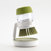 Soap Dispensing Palm Brush, Kitchen Brush for Dish Pot Pan Sink Cleaning,
