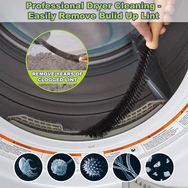 Source Manufacturers Sell Dryer Pipe Cleaning Brush Tool Set for Easy Cleaning And Use