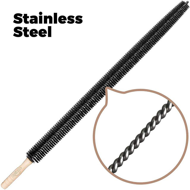 For Sale Wooden Handle Long Brush Suitable for Dryer Pipe Cleaning First-hand Source