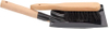 Coal Shovel and Hearth Brush Set Made of Natural Wood and Coco Bristles, Hearth Tidy Set, Fireplace Shovel and Brush, Fireplace Tool Set, Metal Brush Pan Set, Fireplace Tools Firepit Tools