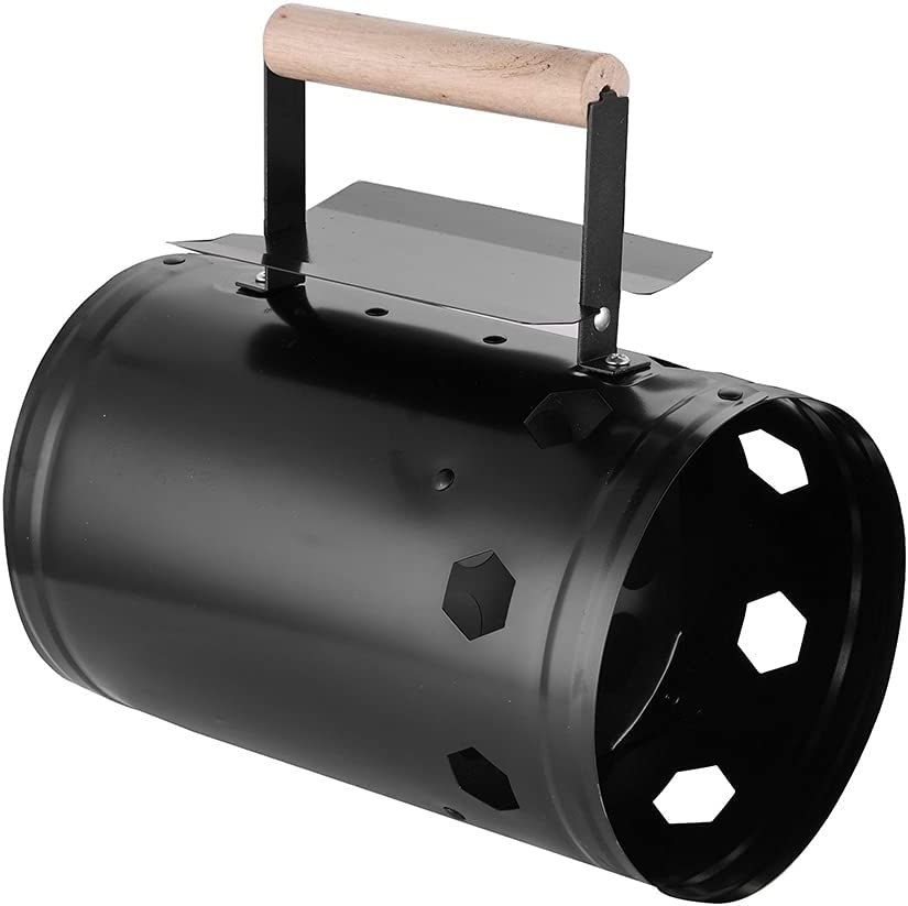 Charcoal Chimney Starter,Charcoal Lighter Chimney Quick Rapid Fire Briquette Starters Can Canister for Grilling Camping Accessories