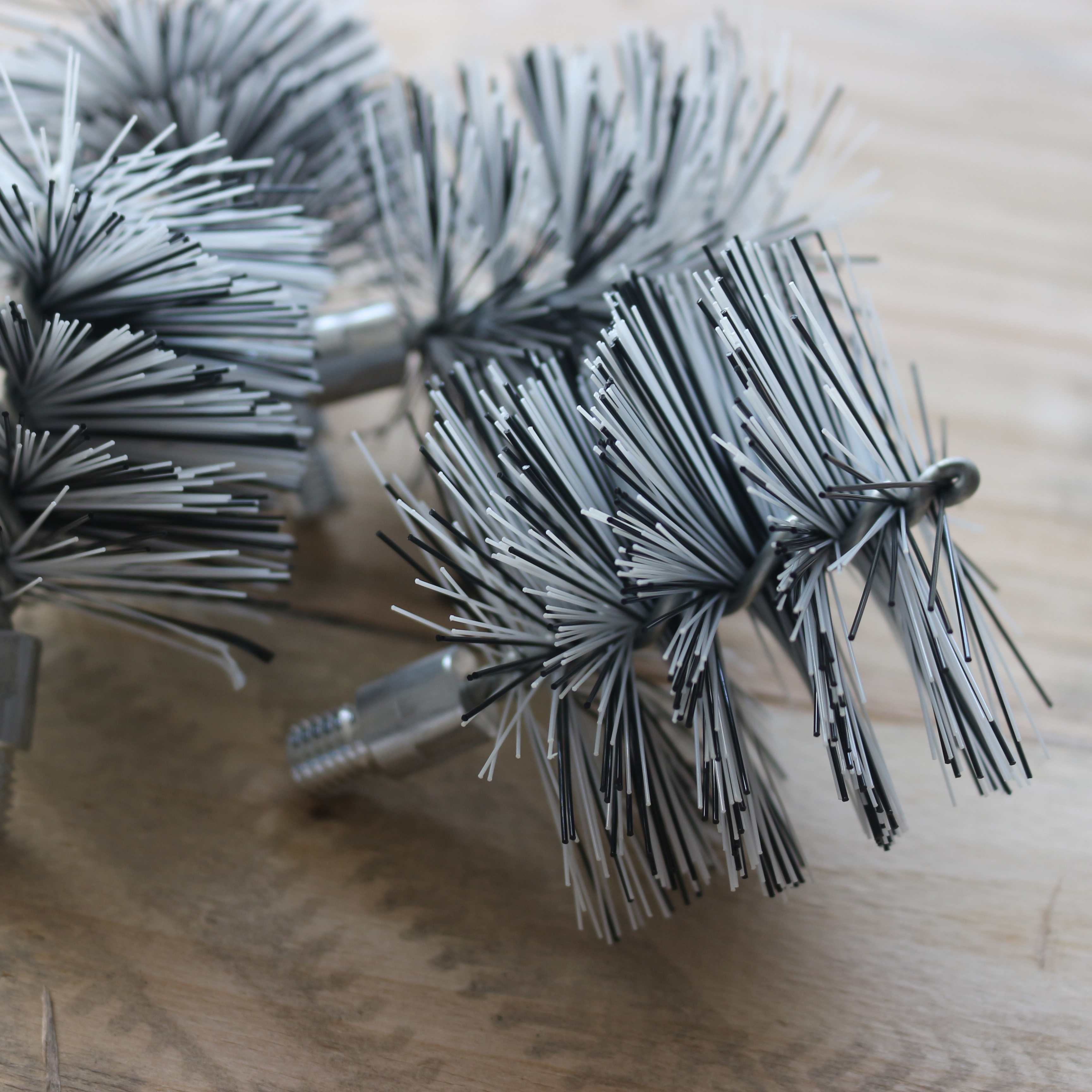 3-Inch Pellet Stove/Dryer Vent Brush with 20-Feet Handle