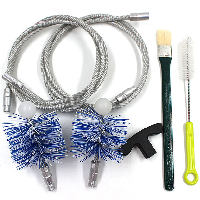 Wholesale Hot Sale 6m Pellet Boiler Pipe 80mm Nylon Chimney Sweeping Brush Kit