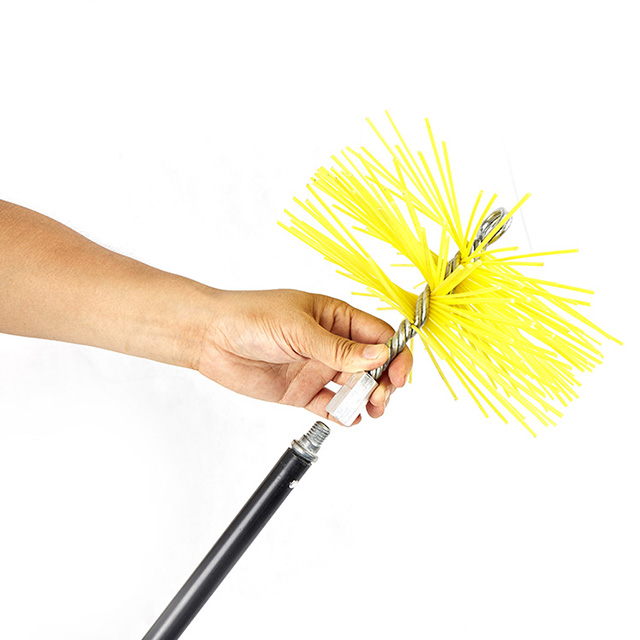Best Selling Products PVC Brush Head PP Rod Kit for Cleaning Chimney Brush