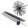 12Pcs Customized Rubber Screw Clearing Blocked Drain Cleaner Rods Set Drain Rod Set