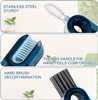 Bottle Cup Lid Detail Brush,Multi Functional Cleaning Brush, Multipurpose Bottle Gap Cleaner Brush Straw Cleaner Tools Mini Silicone Bottle Cup-Holder Cleaner,Multifunctional Cleaning Brush