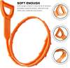 7 Pack Sewer Dredging Tools, 20 inch Hair Drain Clog Remover Drain Relief Auger Cleaning Tool