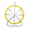 Fish Tape 6mm 1/4'' Wire Cable Running Rod Fiberglass with 425FT Fiberglass Duct Rod