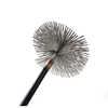 Hot Selling Customizable Round Flat Wire Brush for House Chimney Boiler Spin Cleaning