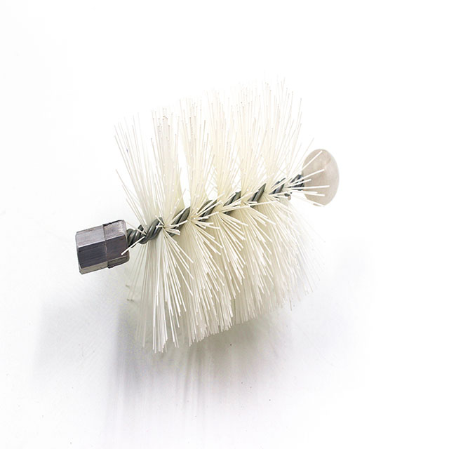 Strength Wholesale Supplier For Cleaning Boiler Flue PP With Ball Brush Head Sweeping Kit