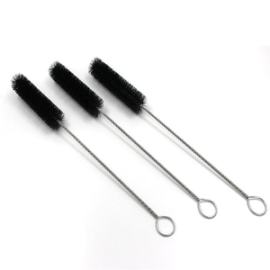 Factory Wholesale Black Nylon Fireplace Cleaning Tool Brush, Can Be Customized