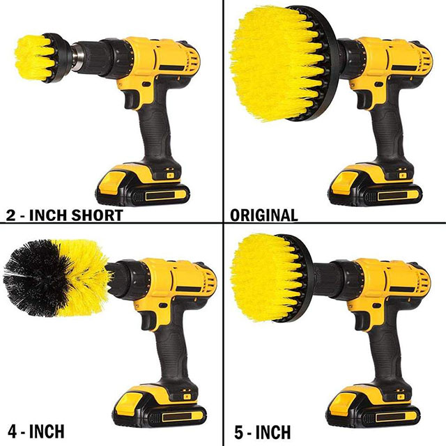 For Sale Use in Bathroom Surfaces Fireplace Wheel Electric Cleaning Drill Brush Kit