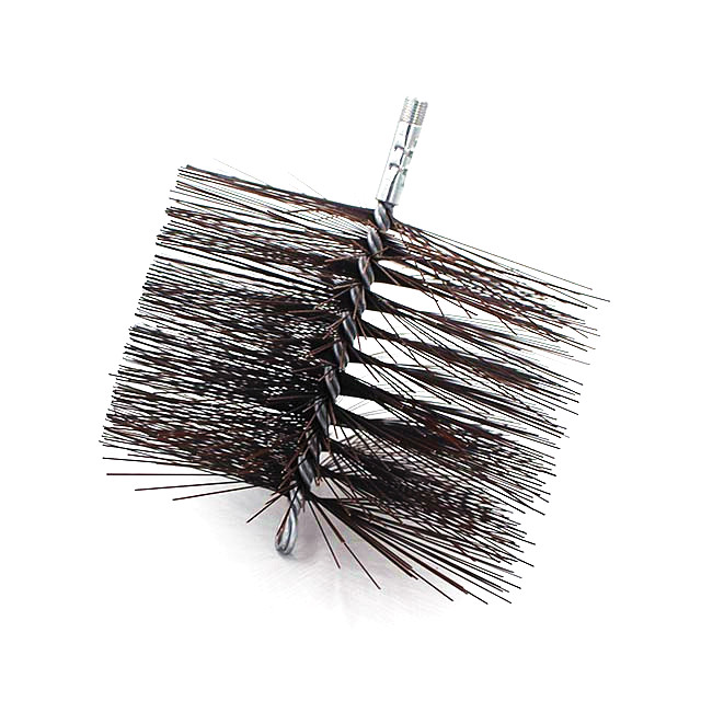 Wholesale custom double helix with loop nylon brush head for boiler pipe cleaning