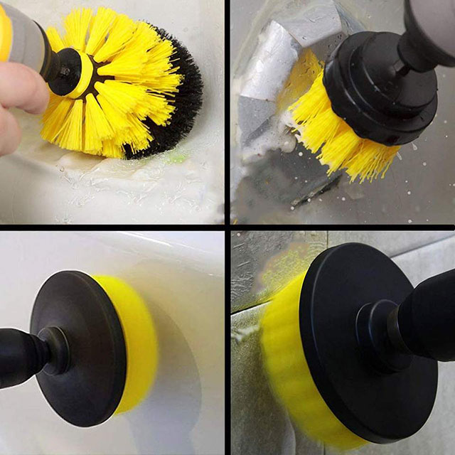 For Sale Use in Bathroom Surfaces Fireplace Wheel Electric Cleaning Drill Brush Kit