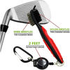 Factory Wholesale Club Cleaner Retractable Zipper Aluminum Golf Club Brush